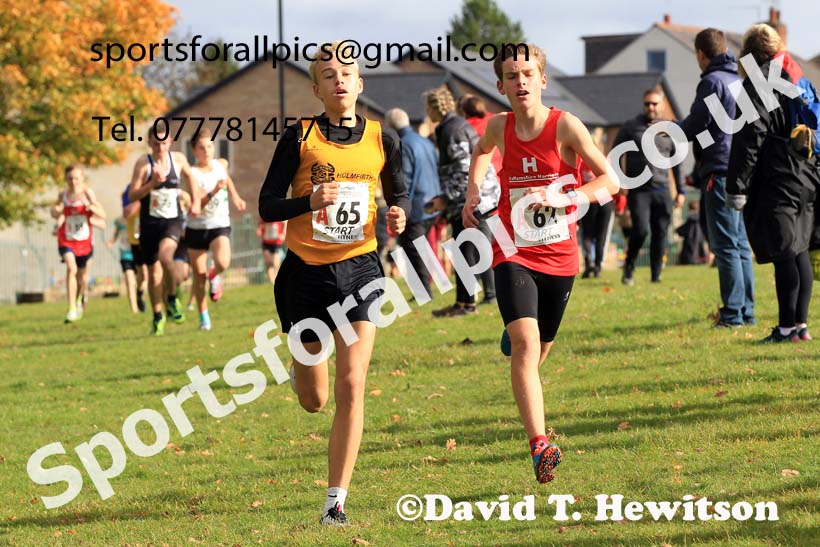 Boys under-13s 2022 Northern Cross Country Relays, Graves Park, Sheffield. Photo: David T. Hewitson/Sports for All Pics